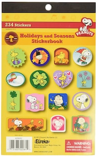 Foto 1 | Libro De Pegatinas Eureka Back To School Classroom Peanuts 234 Unidades - Venta Internacional.