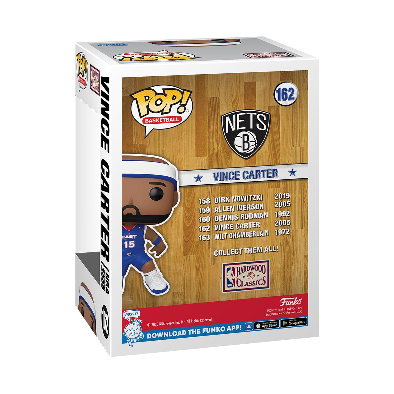 Foto 4 pulgar | Figura De Vinilo Funko Pop! Las Leyendas De La Nba Vince Carter 2005 - Venta Internacional.