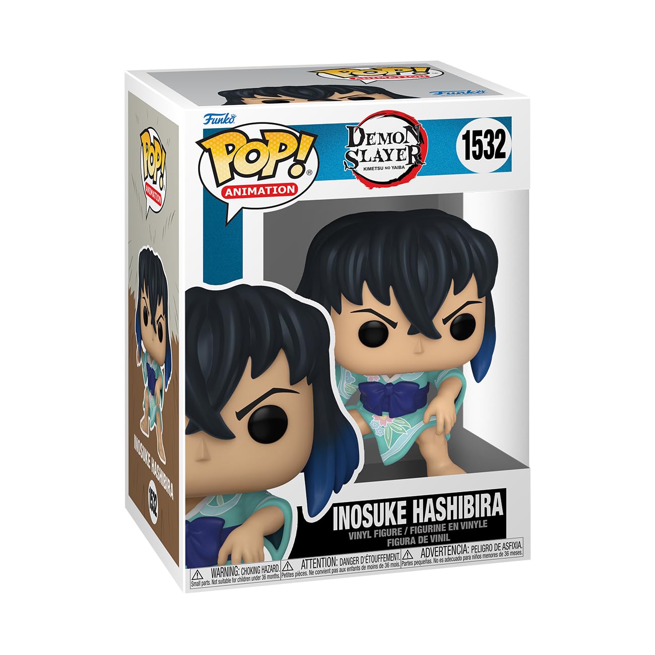 Foto 2 pulgar | Figura De Acción Funko Pop! Animación: Demon Slayer Inosuke - Venta Internacional.