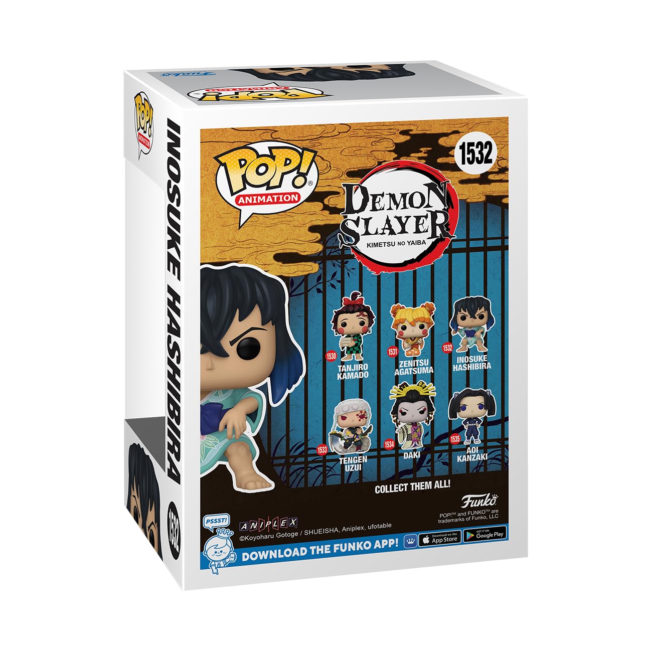 Foto 4 pulgar | Figura De Acción Funko Pop! Animación: Demon Slayer Inosuke - Venta Internacional.