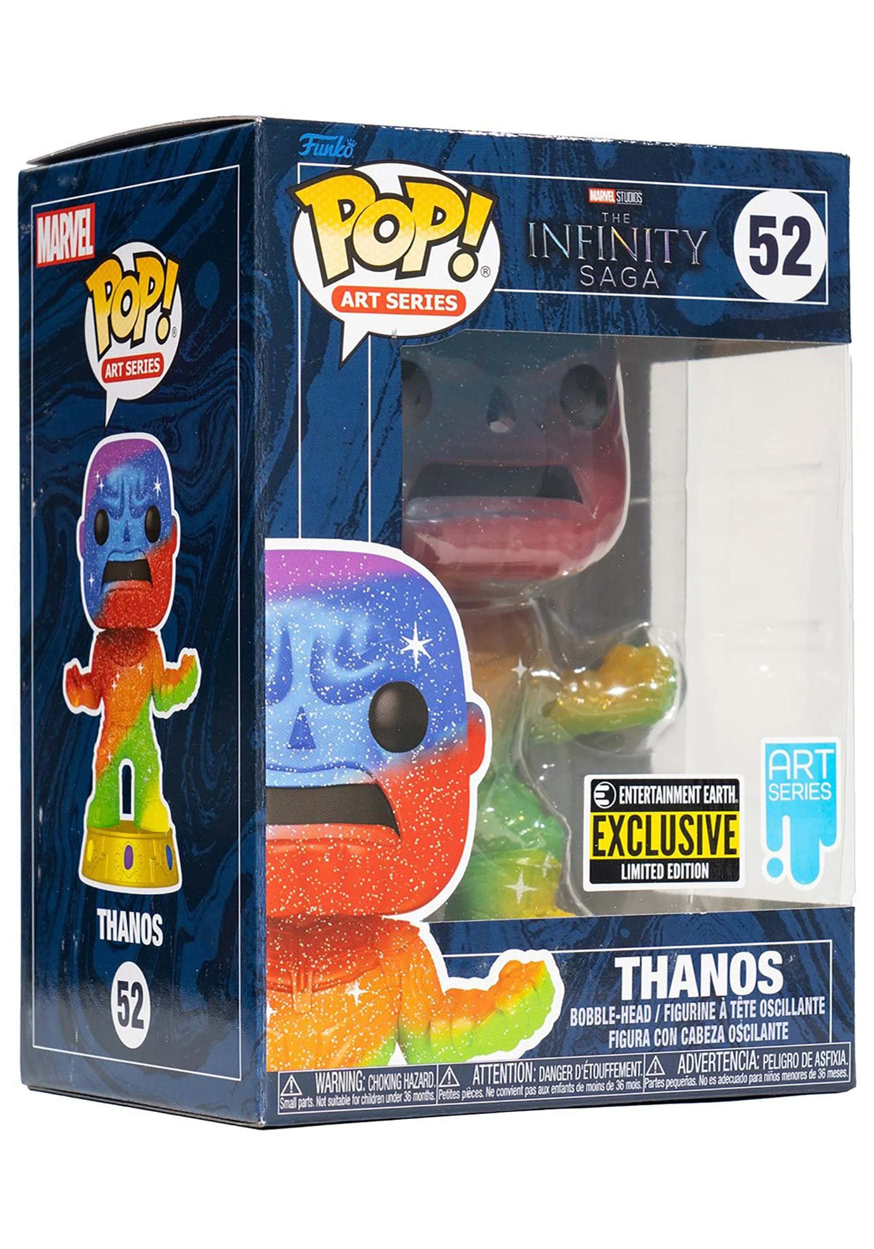 Foto 5 pulgar | Figura De Vinilo Funko Marvel Infinity Saga Thanos Art Series - Venta Internacional.