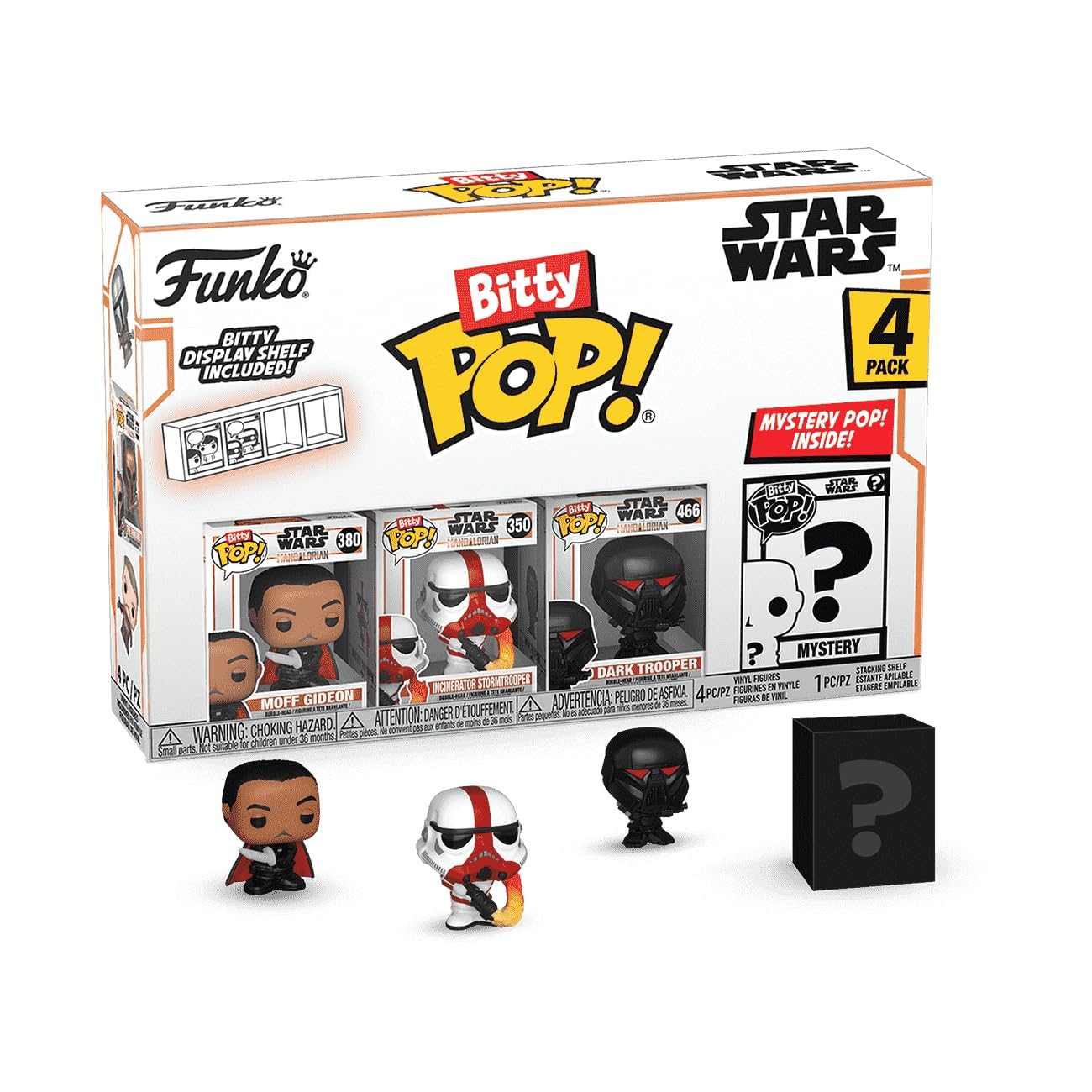 Foto 2 pulgar | Paquete De 4 Minijuguetes Coleccionables Funko Bitty Pop! ¡el Mandaloriano - Venta Internacional.