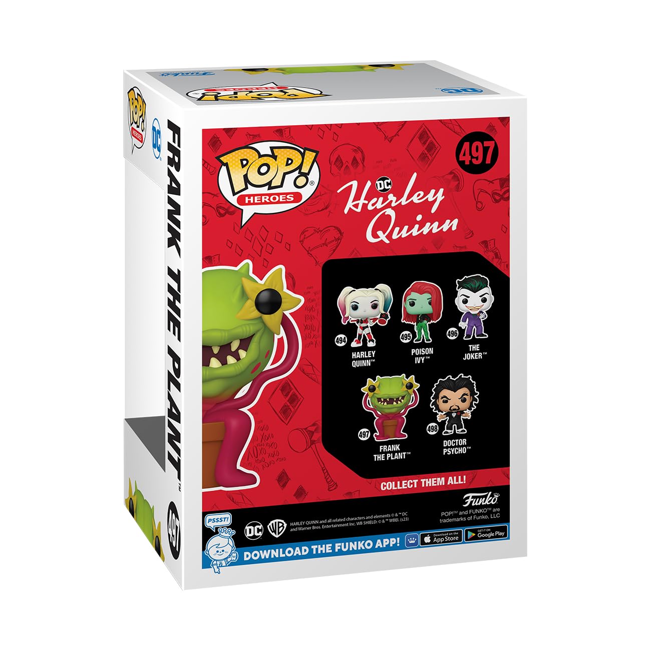 Foto 4 pulgar | Figura Funko Pop! Héroes Dc Harley Quinn Frank La Planta - Venta Internacional.