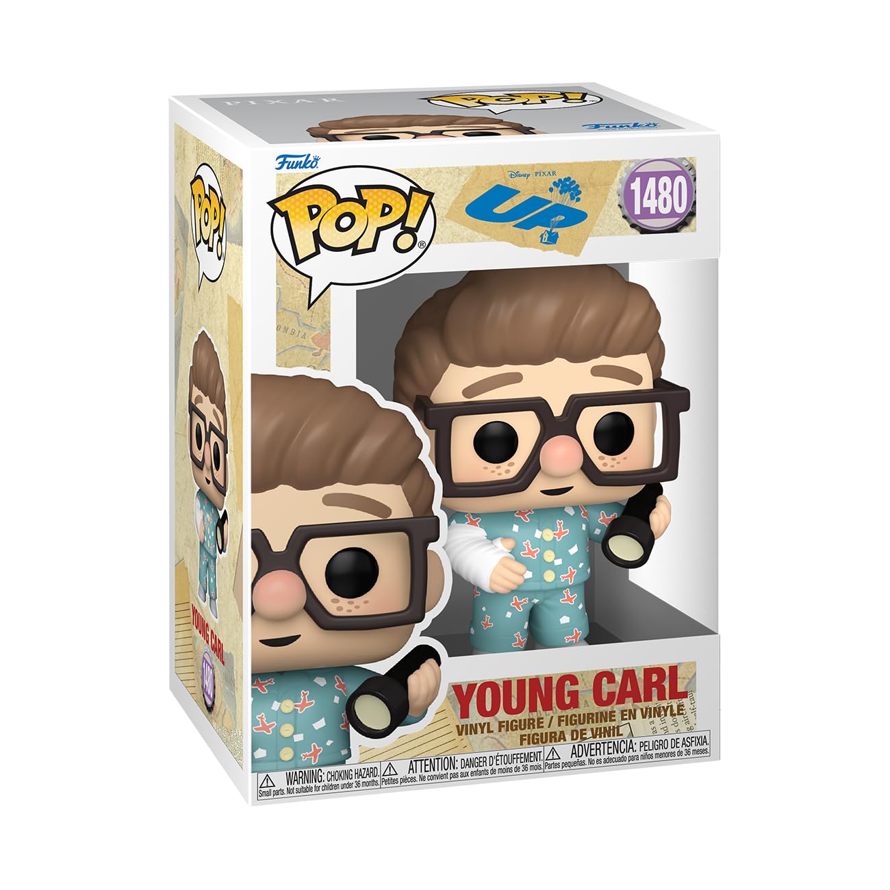Foto 2 pulgar | ¡funko Pop! Figura De Vinilo De Disney Pixar Up Young Carl, 10 Cm - Venta Internacional.