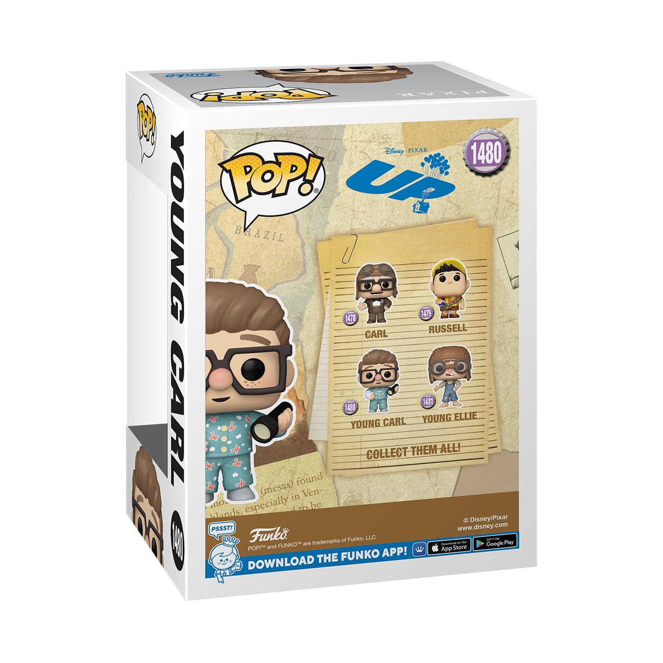 Foto 4 pulgar | ¡funko Pop! Figura De Vinilo De Disney Pixar Up Young Carl, 10 Cm - Venta Internacional.