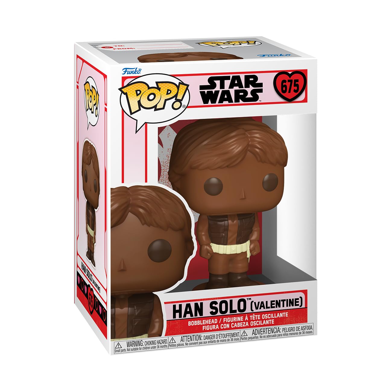 Foto 1 | ¡funko Pop! Han Solo De Star Wars, San Valentín, 10,4 Cm - Venta Internacional.