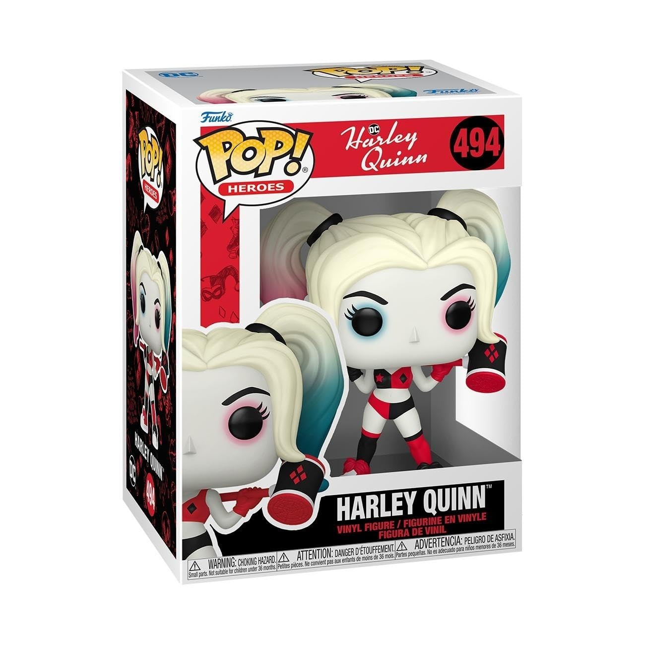 Foto 2 pulgar | Figura De Vinilo Funko Pop! Héroes: Dc Harley Quinn 10 Cm - Venta Internacional.