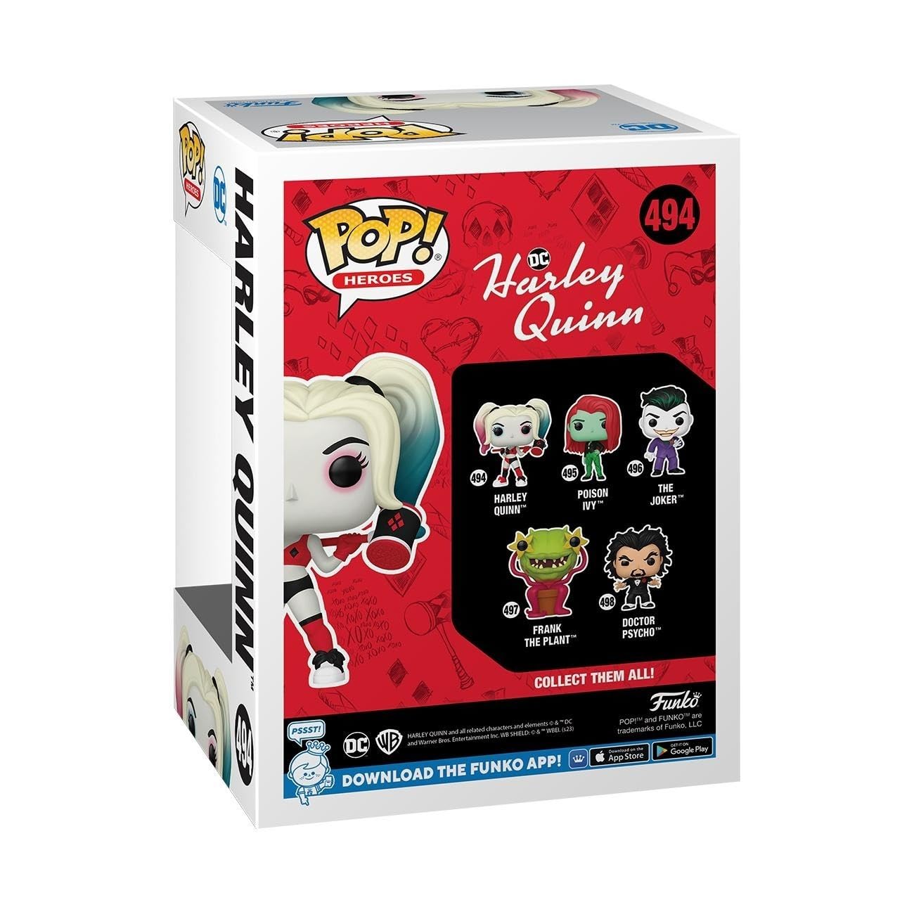 Foto 4 pulgar | Figura De Vinilo Funko Pop! Héroes: Dc Harley Quinn 10 Cm - Venta Internacional.