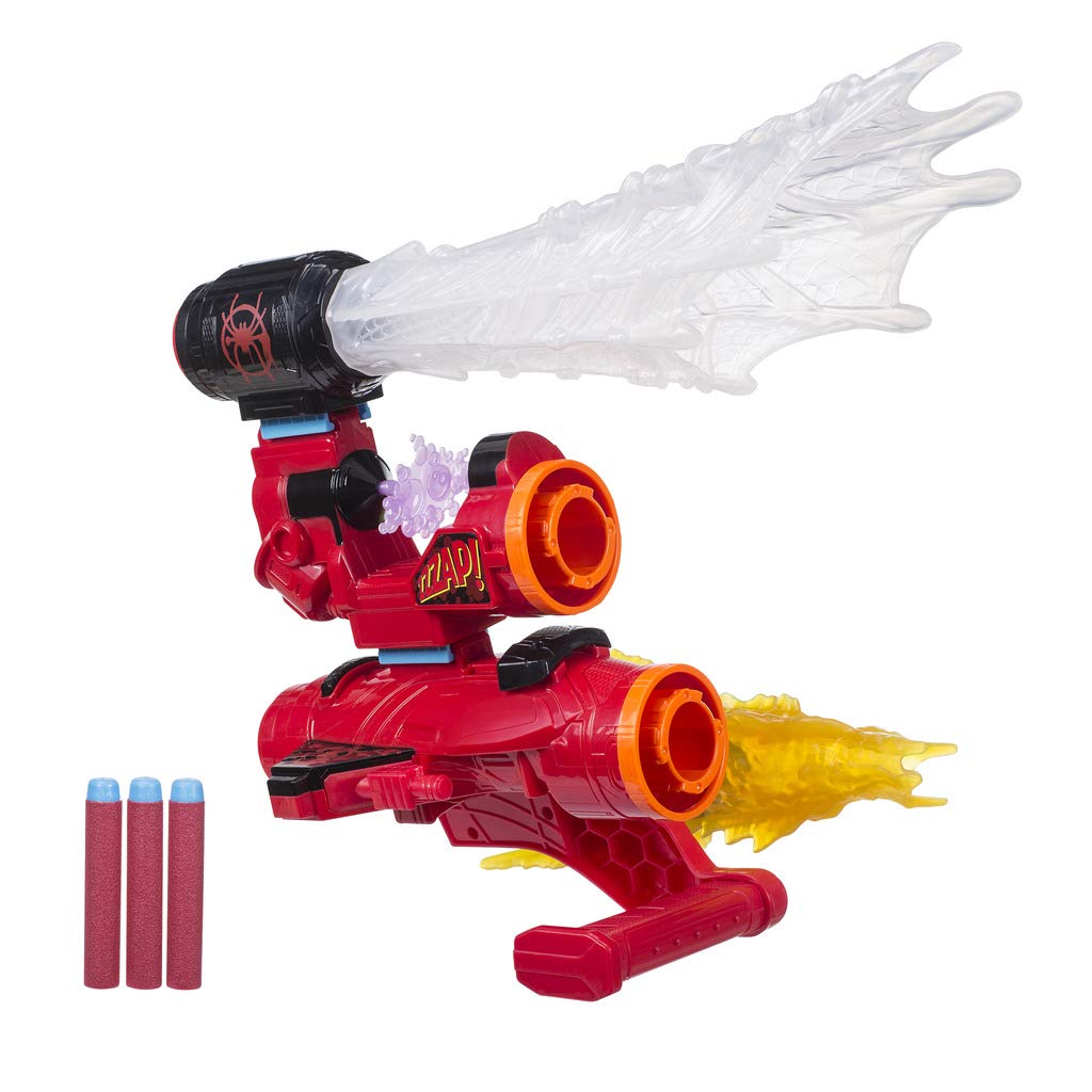 Foto 2 pulgar | Equipo De Ensamblaje De Toy Spider-man Nerf Mile Morales Spider-verse - Venta Internacional.