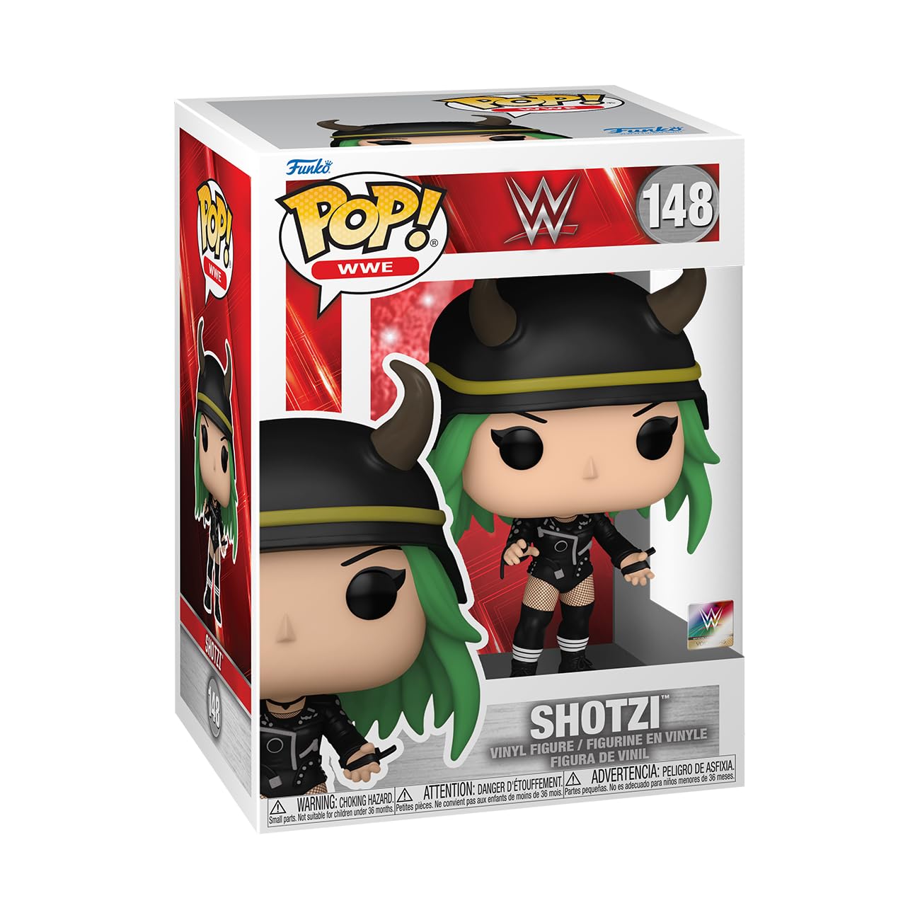 Foto 2 pulgar | Figura De Acción Funko Pop! Wwe Shotzi Blackheart 11 Cm - Venta Internacional.