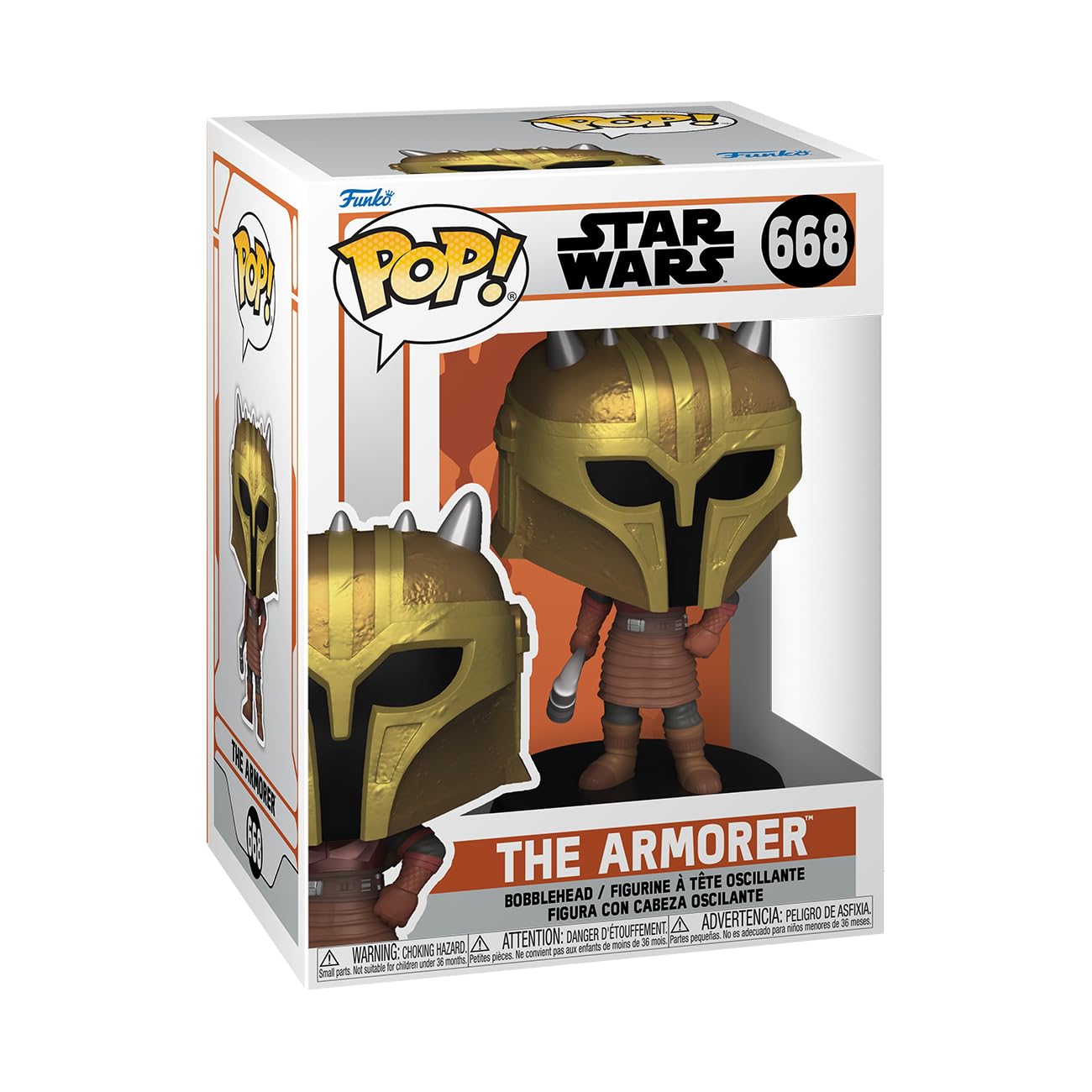 Foto 2 pulgar | Figura Funko Pop Star Wars The Mandalorian The Armorer - Venta Internacional.