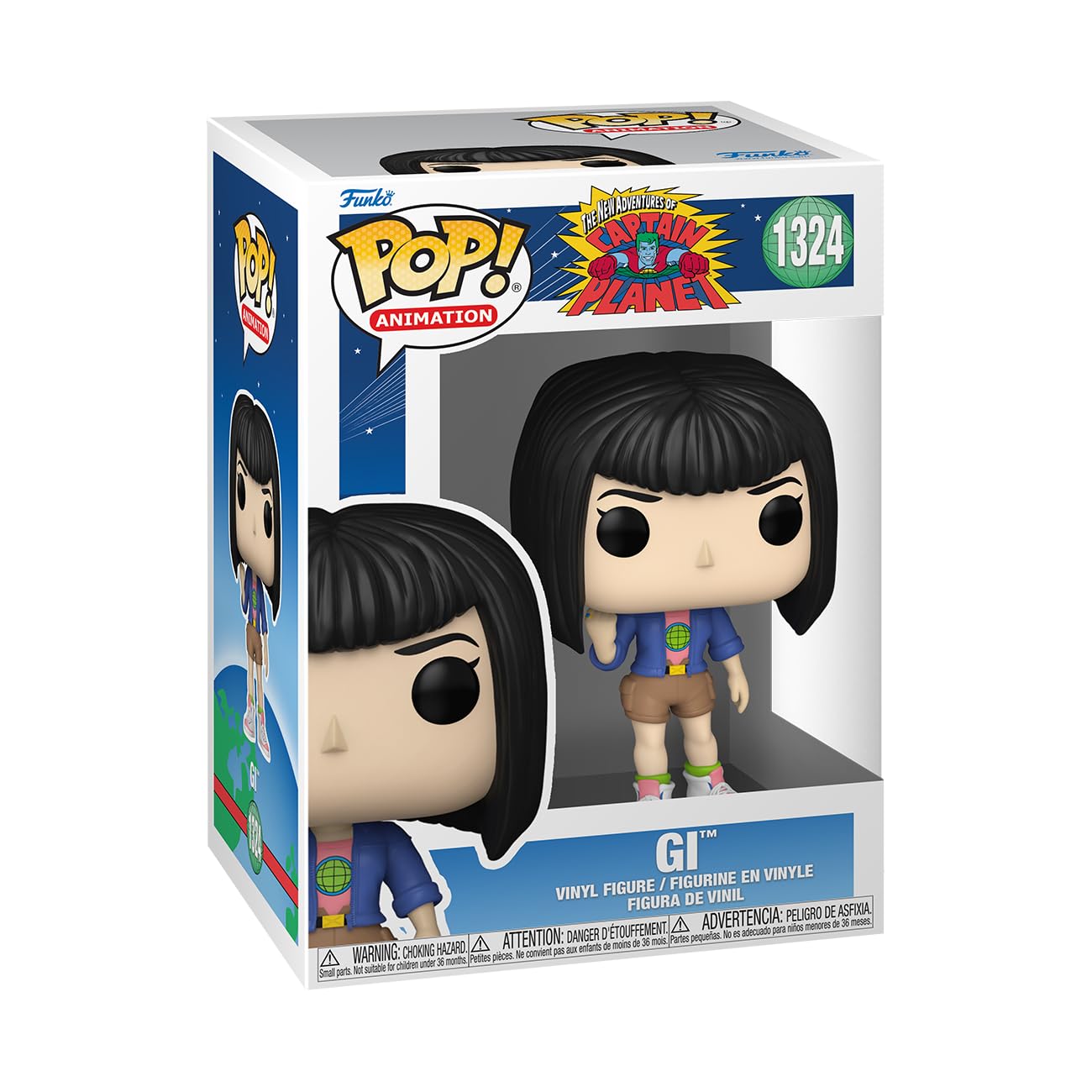 Foto 3 pulgar | Figura De Acción Funko Pop! Animación Captain Planet Gi - Venta Internacional.