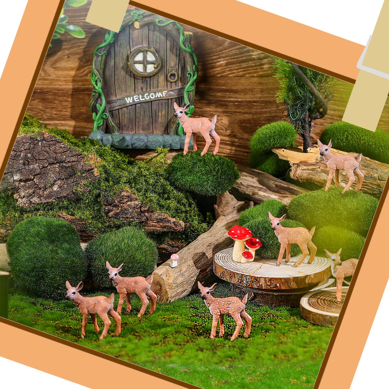 Foto 4 pulgar | Figuras De Ciervo En Miniatura Skylety, 14 Piezas, Para Manualidades - Venta Internacional.
