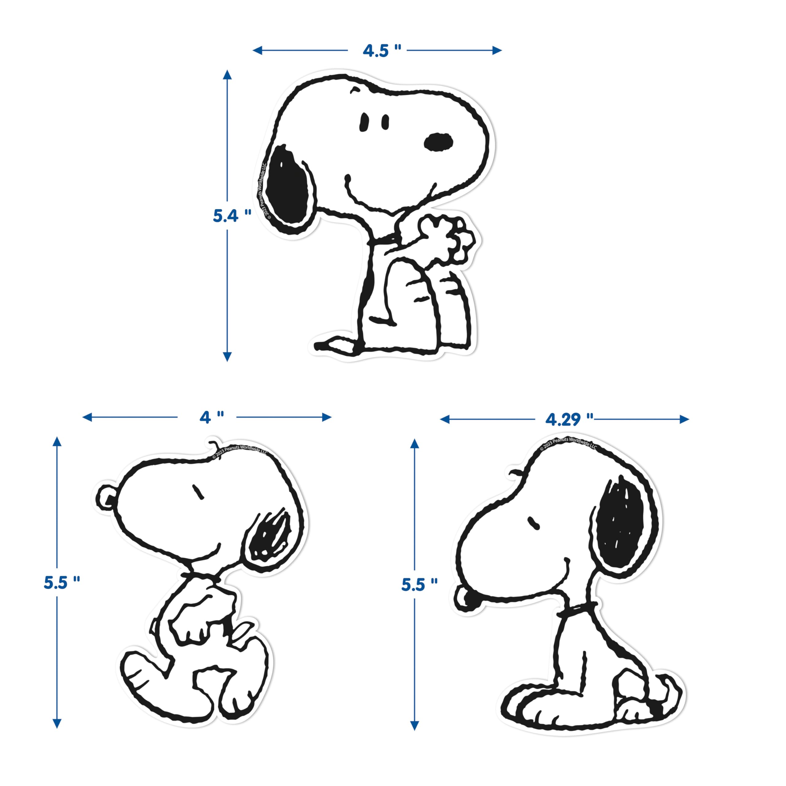 Foto 6 | Decoración De Aula Eureka Peanuts Snoopy, Papel Recortado - Venta Internacional.