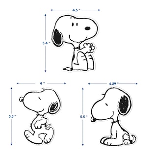 Foto 6 | Decoración De Aula Eureka Peanuts Snoopy, Papel Recortado - Venta Internacional.