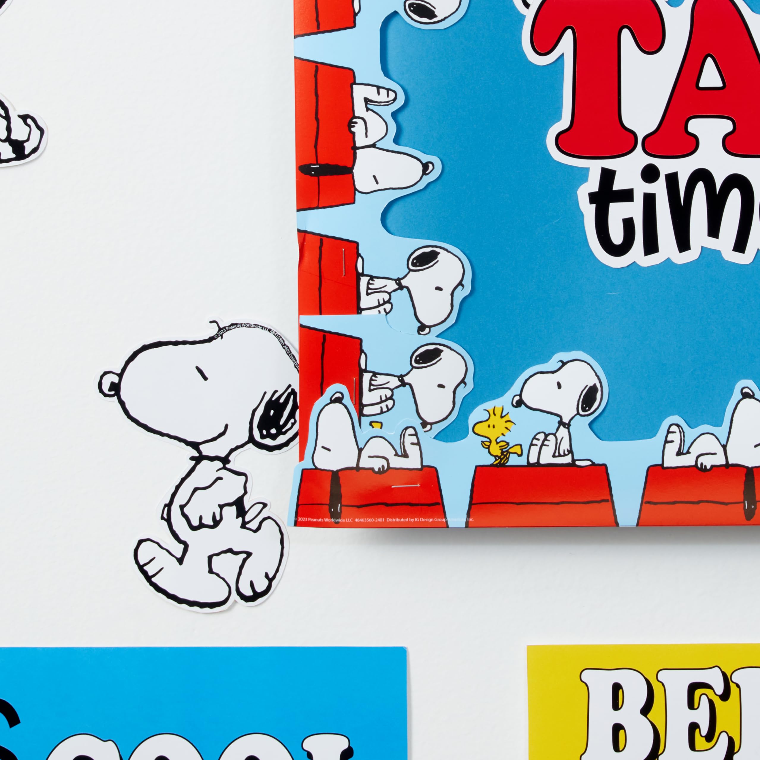 Foto 7 | Decoración De Aula Eureka Peanuts Snoopy, Papel Recortado - Venta Internacional.