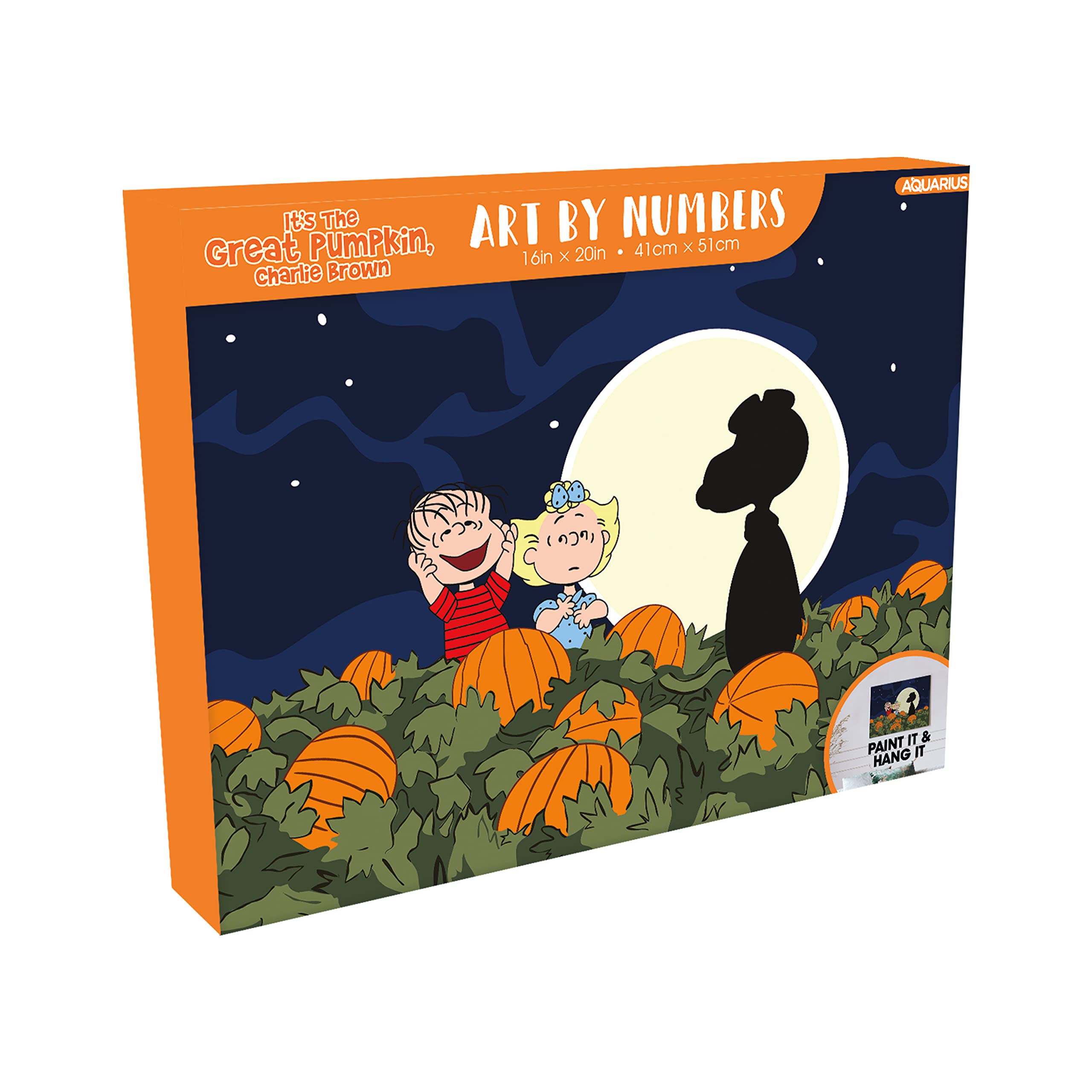 Foto 2 pulgar | Kit De Pintura Art By Numbers Aquarius Peanuts Great Pumpkin - Venta Internacional.