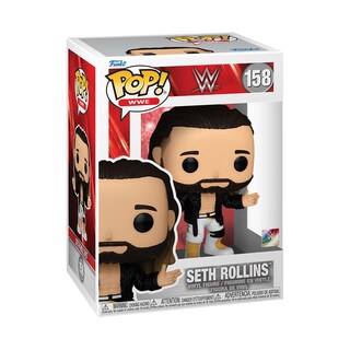 Foto 1 | Figura De Vinilo Funko Pop! Seth Rollins De La Wwe Con Abrigo De 10 Cm De Altura - Venta Internacional.