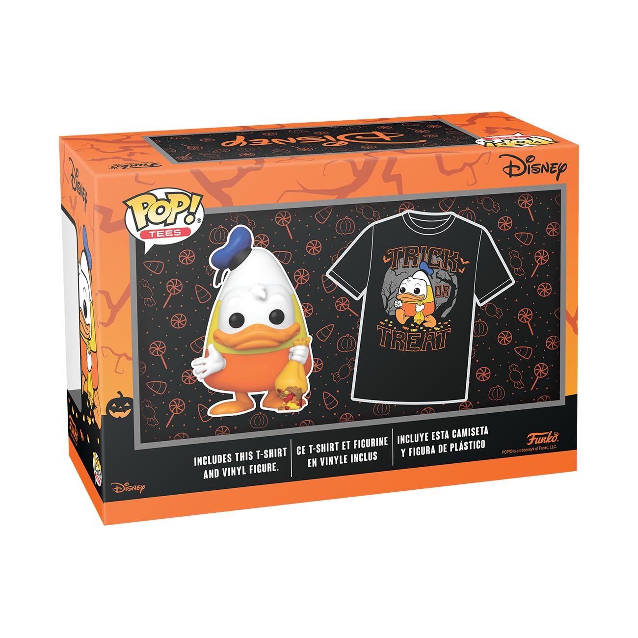 Foto 4 pulgar | ¡funko Pop! Y Camiseta Disney Halloween Donald Duck M - Venta Internacional.