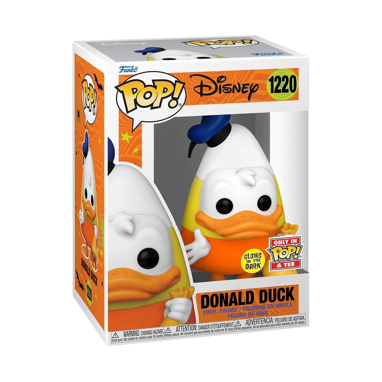 Foto 6 pulgar | ¡funko Pop! Y Camiseta Disney Halloween Donald Duck M - Venta Internacional.