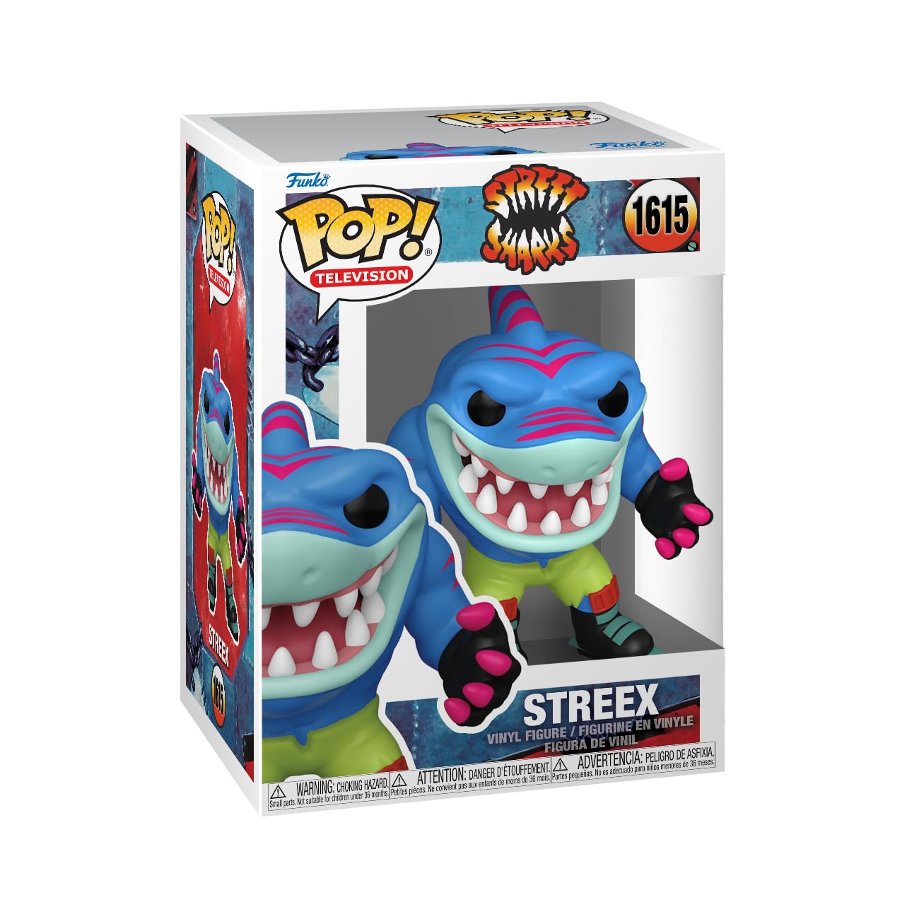 Foto 1 | Figura De Vinilo Coleccionable Funko Pop! Tv Street Sharks Streex - Venta Internacional.