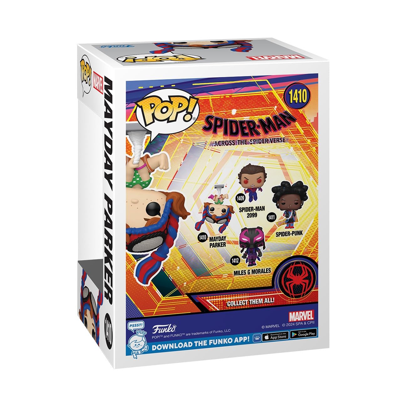 Foto 4 pulgar | Funko Pop Marvel Spider-man A Través Del Spider-verse Mayday - Venta Internacional.