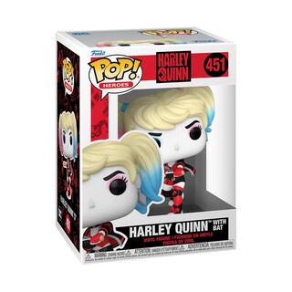 Foto 1 | Figura Funko Pop! Heroes Dc Harley Quinn Con Murciélago De 10 Cm - Venta Internacional.