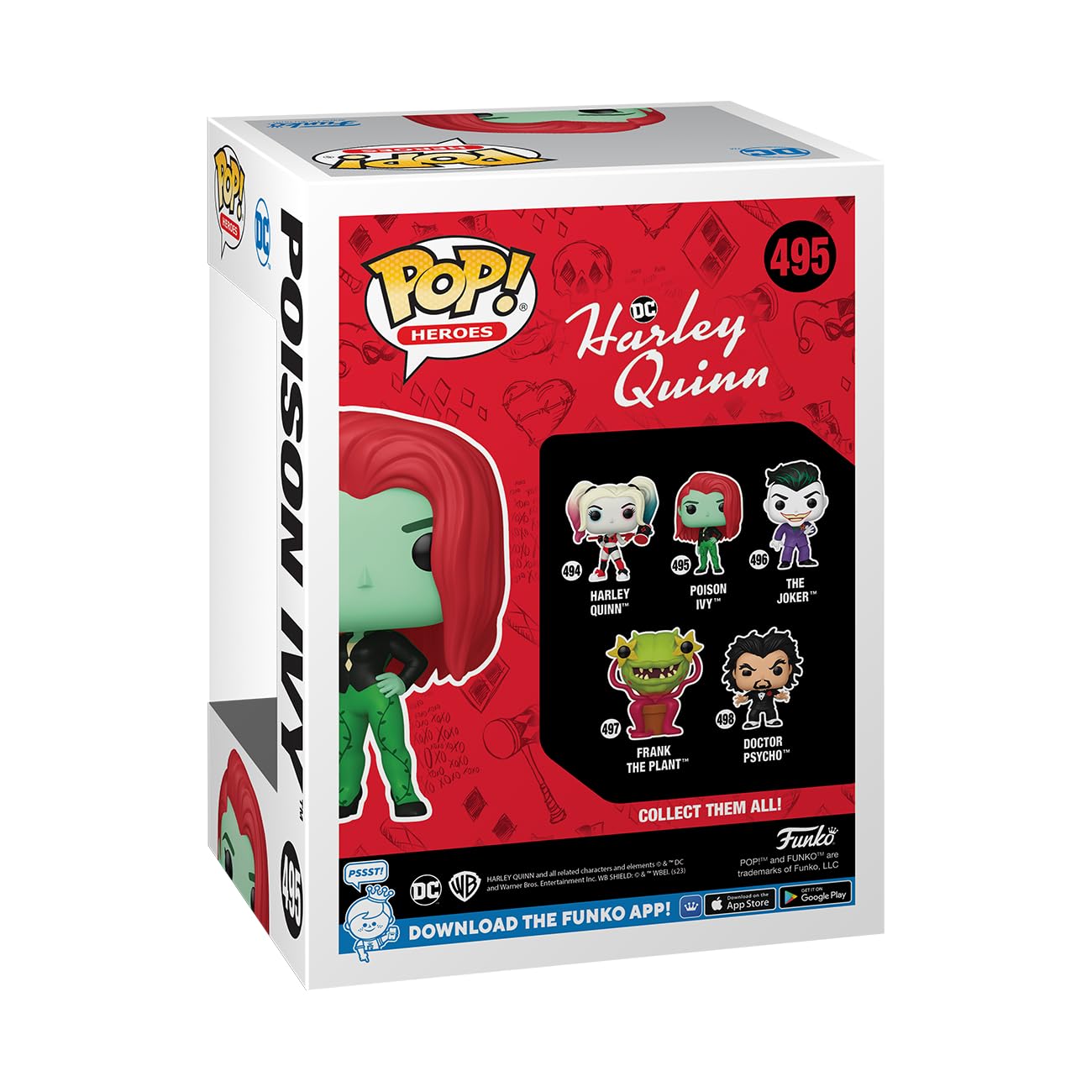 Foto 4 pulgar | Figura Funko Pop! Heroes Dc Harley Quinn Poison Ivy, 10 Cm - Venta Internacional.