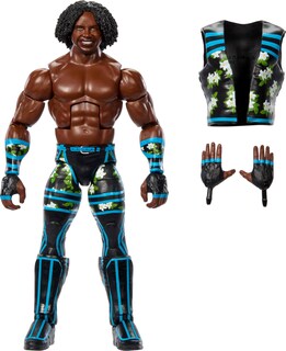 Foto 1 | Figura De Acción Mattel Wwe Elite Xavier Woods De 6 Pulgadas - Venta Internacional.