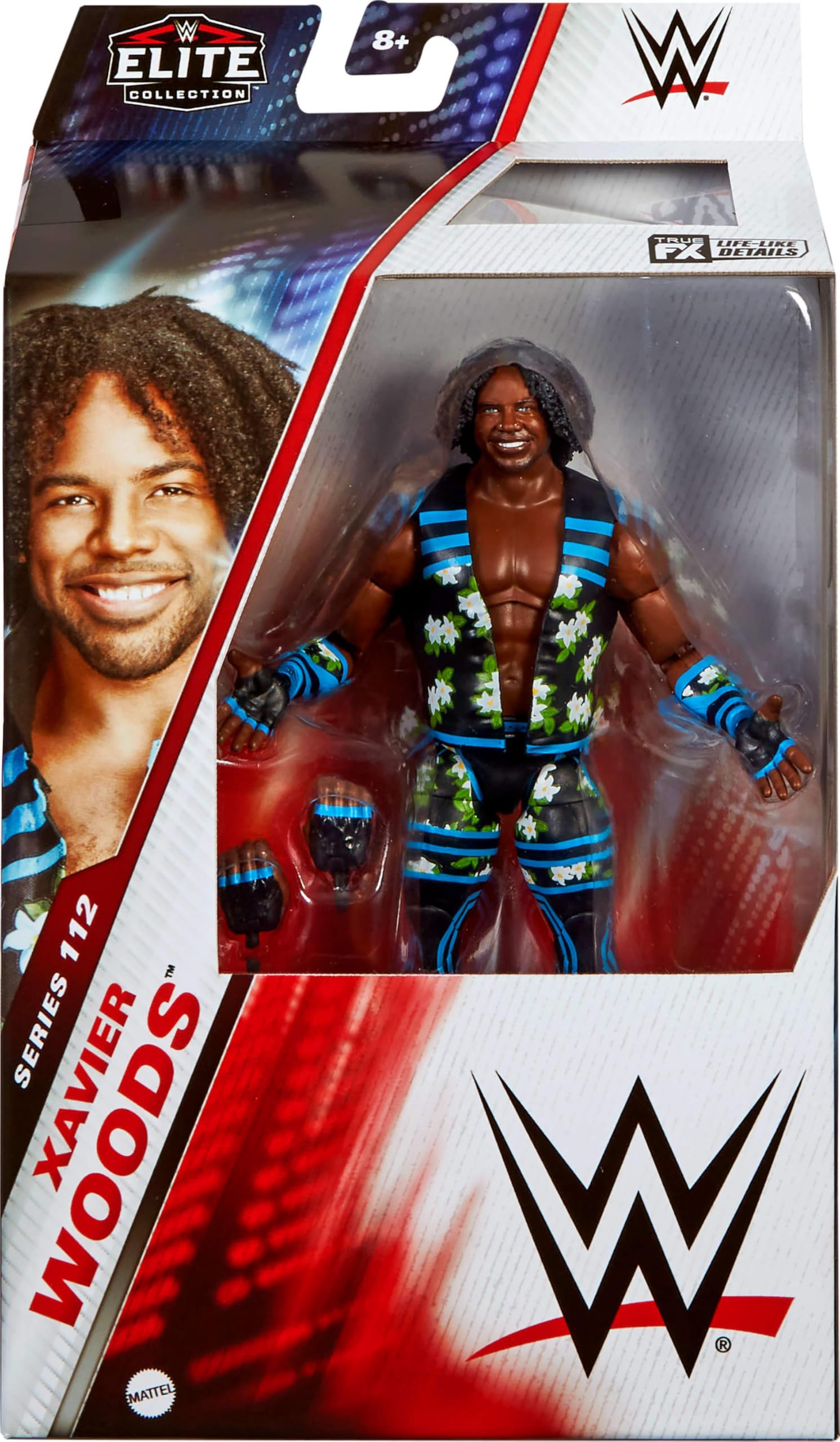 Foto 3 pulgar | Figura De Acción Mattel Wwe Elite Xavier Woods De 6 Pulgadas - Venta Internacional.