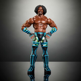 Foto 5 | Figura De Acción Mattel Wwe Elite Xavier Woods De 6 Pulgadas - Venta Internacional.