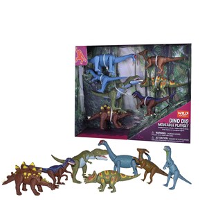 Foto 1 | Set De Juego De Acción Dinosaur Wild Republic Movable De 8 Especies Para Niños - Venta Internacional.