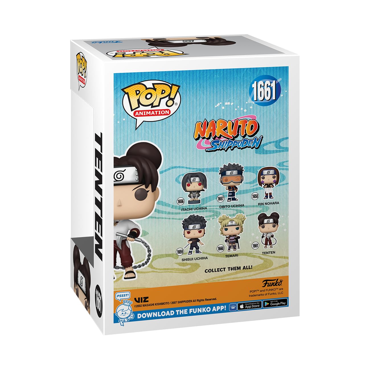 Foto 4 pulgar | ¡funko Pop! Figura Animada De Naruto Shippuden Tenten, 10,8 Cm - Venta Internacional.