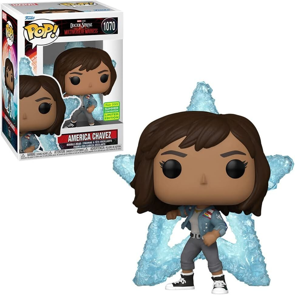 Foto 3 pulgar | Funko America Chavez Only At Walmart 2022 Summer Convention Limited Edition 1070 (doctor Strange Multiverse Of Madness)