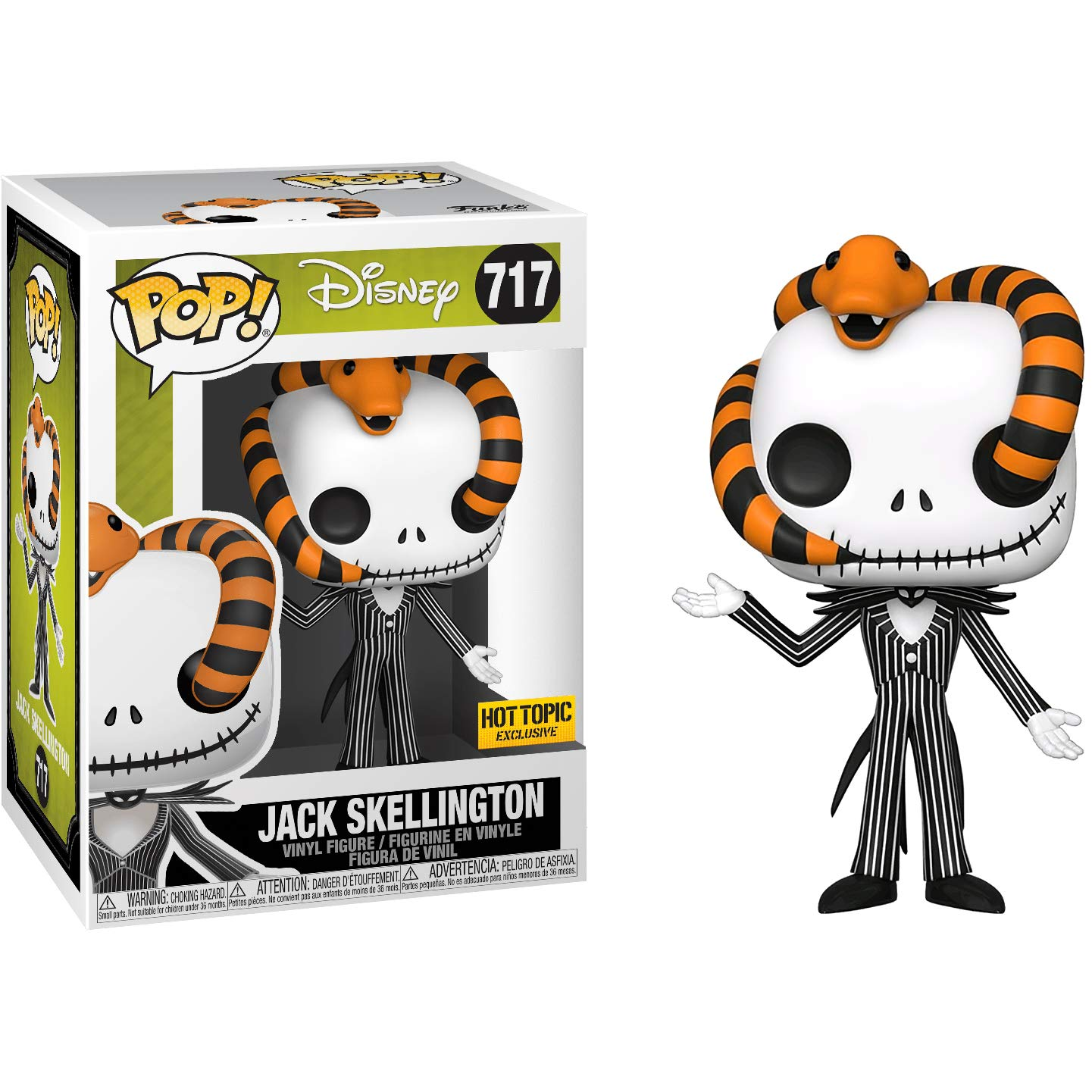 Foto 2 pulgar | Funko Jack Skellington Hot Topic Exclusive 717 (disney)