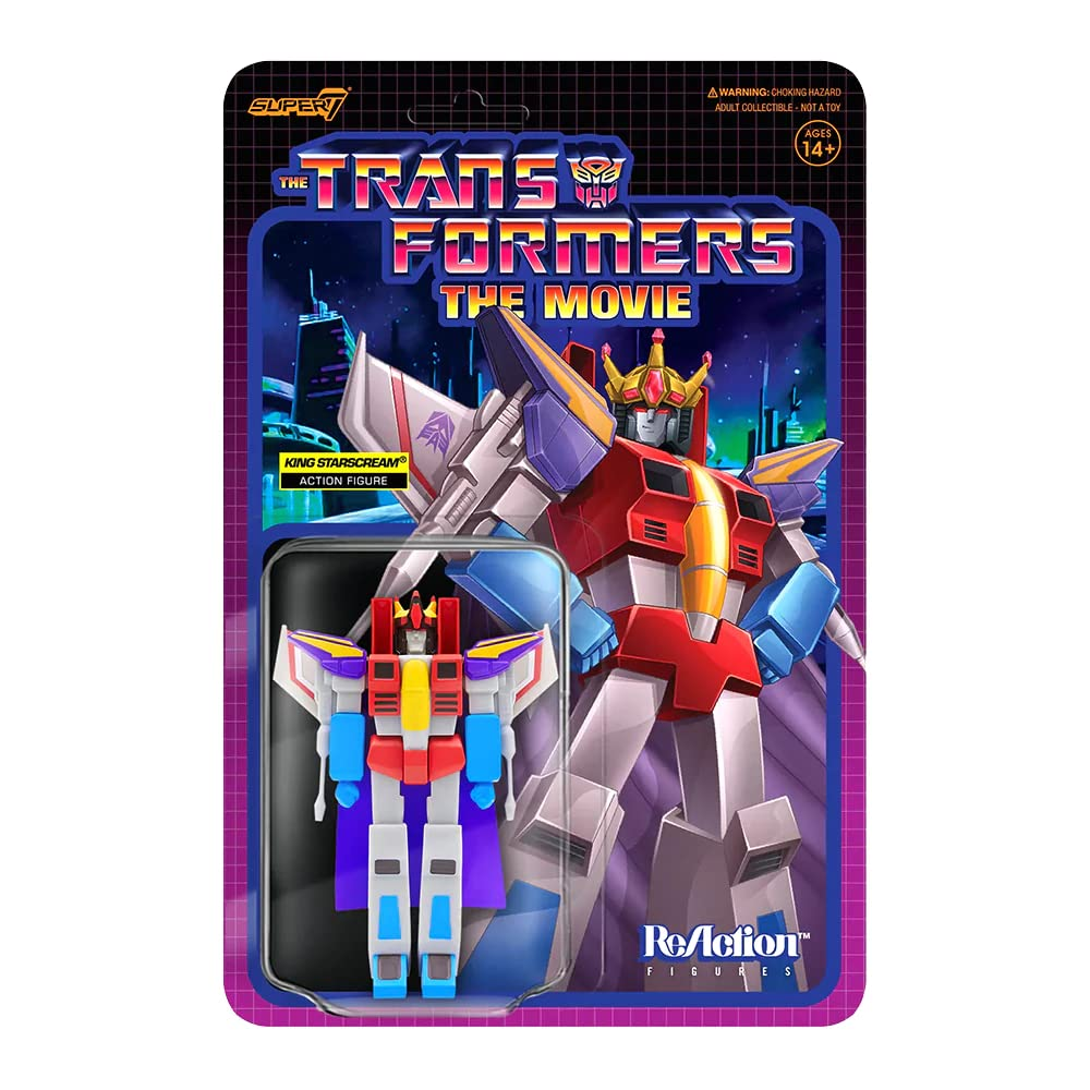 Foto 2 pulgar | Super7 Reaction: Transformers - King Starscream