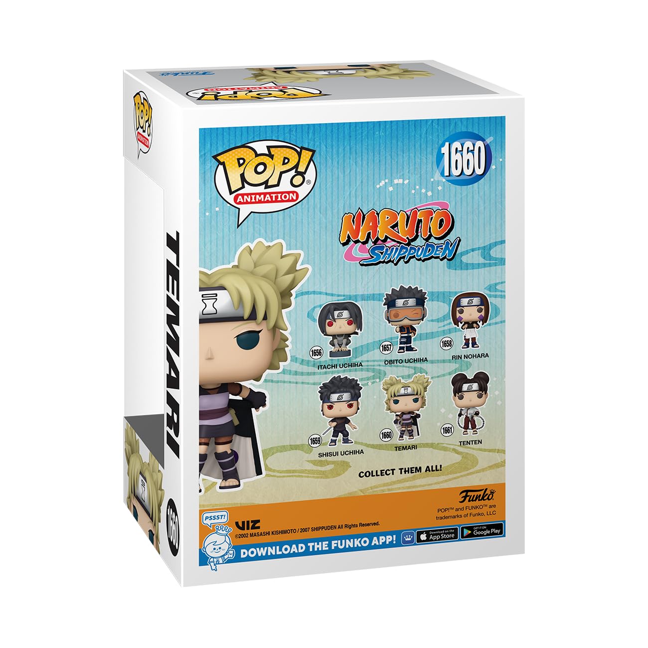 Foto 4 pulgar | ¡funko Pop! Figura Animada De Naruto Shippuden Temari De 11 Cm - Venta Internacional.