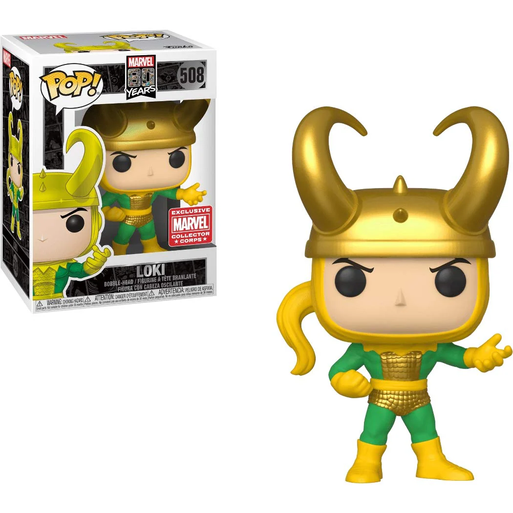 Foto 2 pulgar | Funko Loki Exclusive Marvel Collector Corps 508 (marvel 80 Years)
