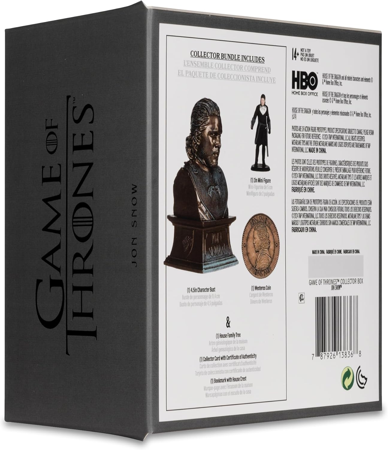 Foto 7 pulgar | Figura Coleccionable Mcfarlane Toys, Juego De Tronos Jon Snow Caja Coleccionista