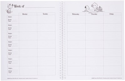 Foto 2 | Libro De Registro Y Plan De Lecciones Eureka Peanuts, 8,5 X 11 Para Profesores - Venta Internacional.