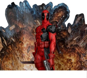 Foto 3 | Figura Coleccionable Deadpool, Mcfarlane Marvel A Escala 1:10 Con Escena