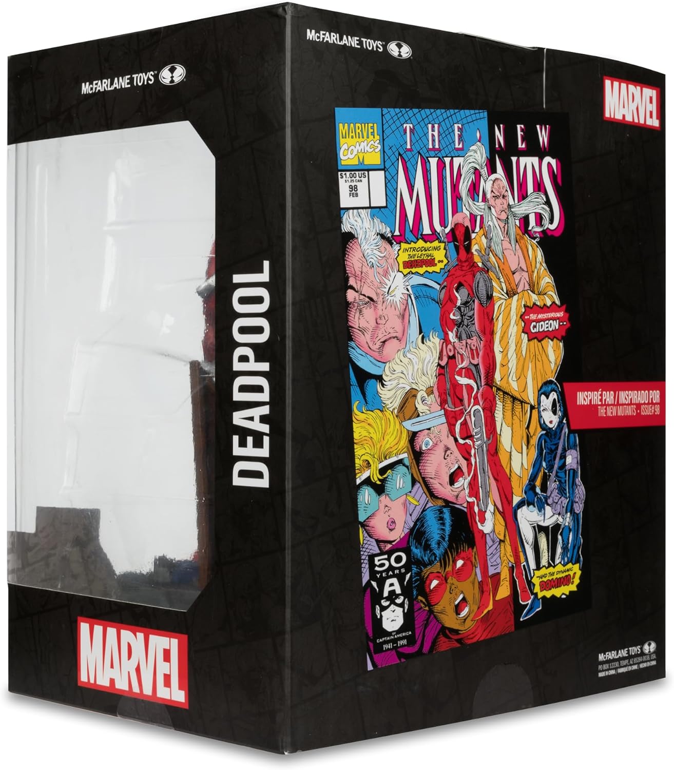 Foto 7 pulgar | Figura Coleccionable Deadpool, Mcfarlane Marvel A Escala 1:10 Con Escena
