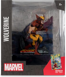 Foto 1 | Figura Coleccionable Wolverine, Mcfarlane Marvel A Escala 1:10 Con Escena
