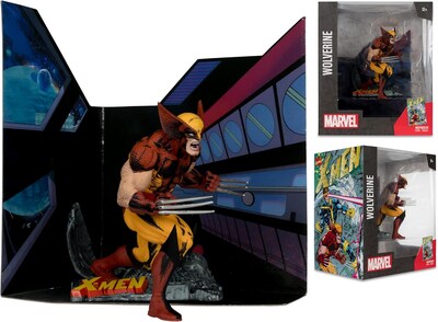 Foto 5 | Figura Coleccionable Wolverine, Mcfarlane Marvel A Escala 1:10 Con Escena