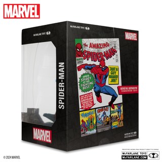 Foto 6 | Figura Coleccionable De Spider-man A Escala 1:10 Con Escena, Etiqueta Dorada