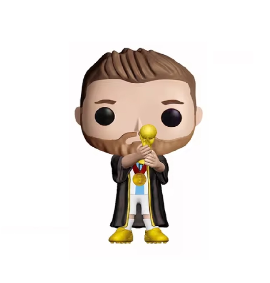 Foto 3 pulgar | Funko Pop Fútbol Lionel Argentina Con Trofeo Mundial 2022
