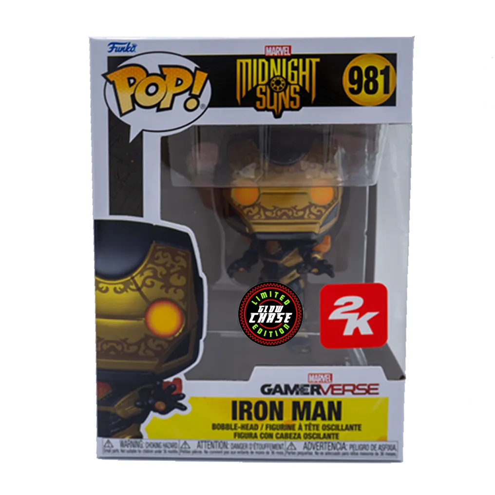 Foto 2 pulgar | Funko Pop Exclusivo  Iron Man (midnight Suns) 981 Chase Glow
