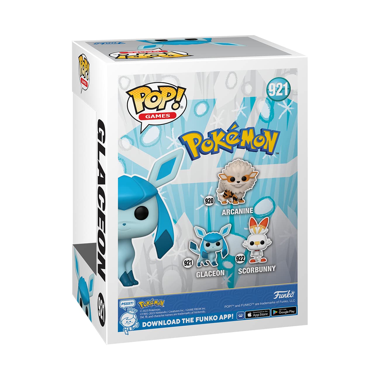 Foto 3 | ¡funko Pop! Figura Coleccionable De Pokémon Glaceon De Games - Venta Internacional.