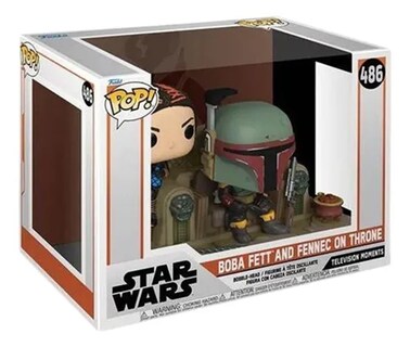 Foto 3 | Funko Pop Star Wars Boba Fett And Fennec On Throne #486