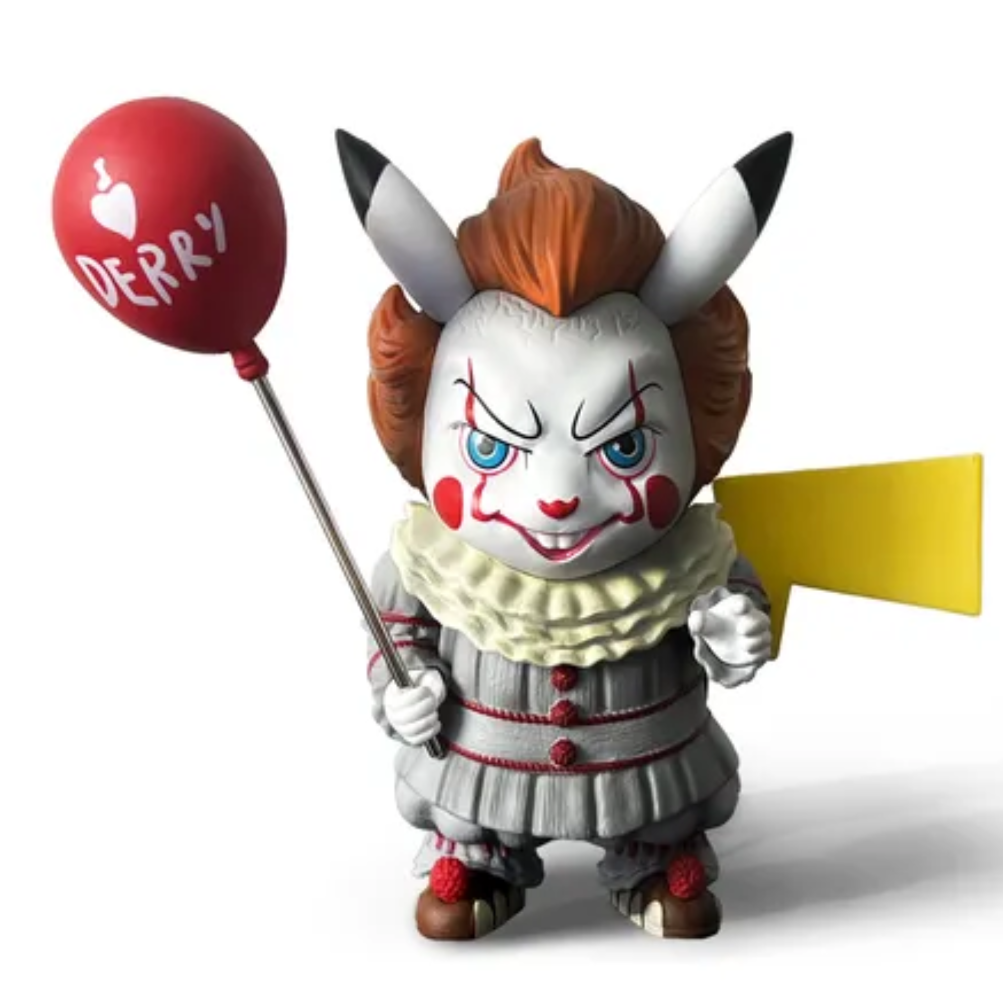 Foto 2 pulgar | Figura Pikachu Pennywise Payaso It Eso Anime Colección